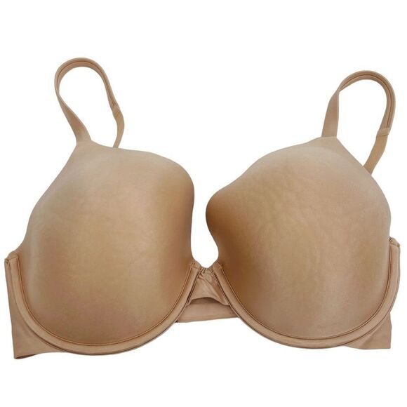 Wacoal nude beige underwire smooth tee shirt bra size 36DD - Picture 1 of 5